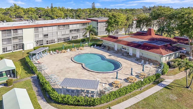 view of swimming pool