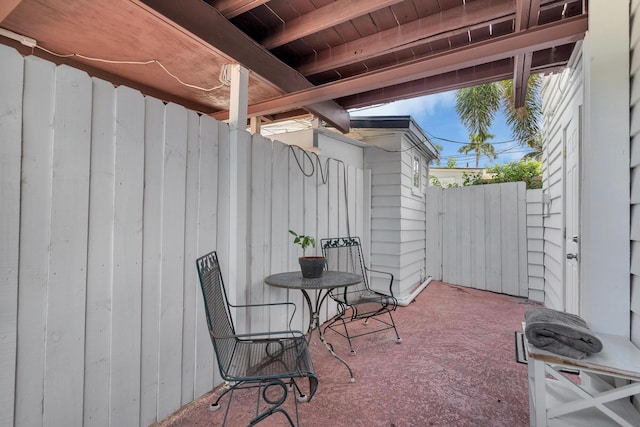 view of patio / terrace