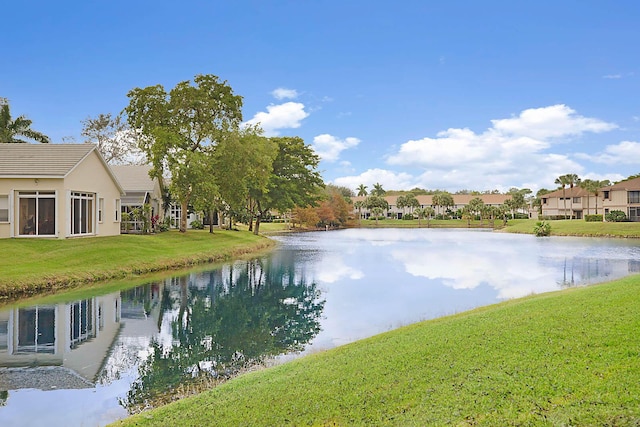 property view of water