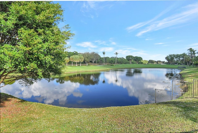 property view of water