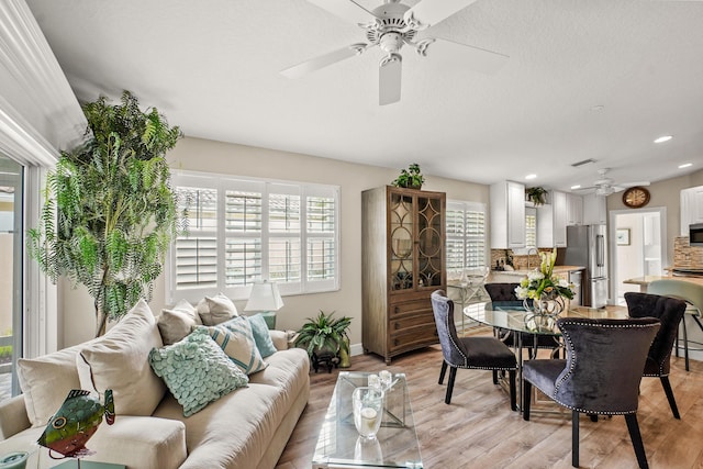 dining room featuring light hardwood / wood-style floors