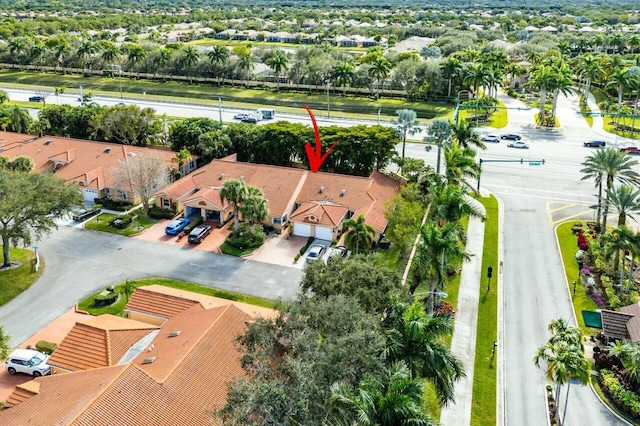 9904 Summerbrook Ter Unit C, Boynton Beach, FL 33437 - aerial perspective of suburban area