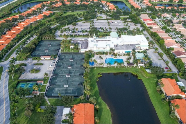 9904 Summerbrook Ter Unit C, Boynton Beach, FL 33437 - aerial view of a large body of water and a pool