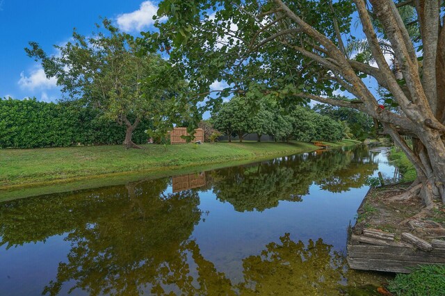 property view of water