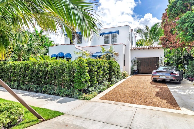 view of mediterranean / spanish house