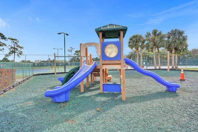 view of jungle gym