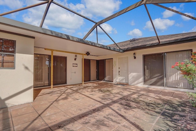 exterior space with a lanai