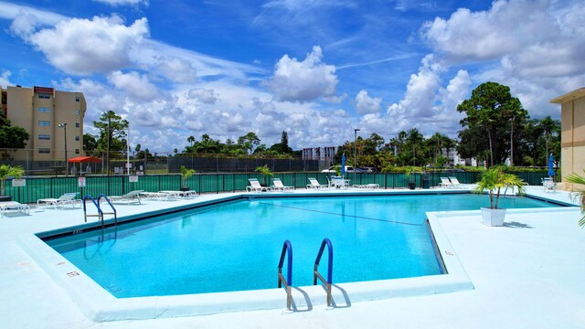 view of pool