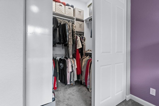 view of closet