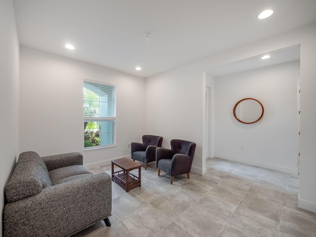 view of sitting room