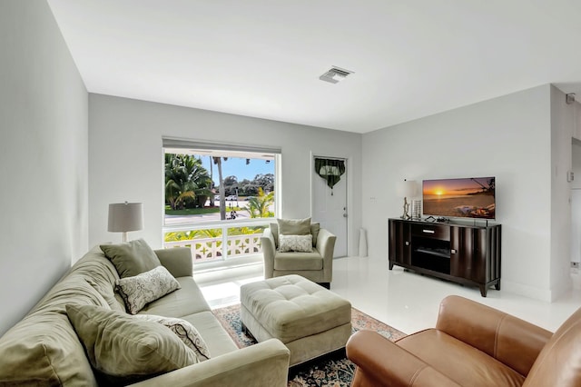 view of living room