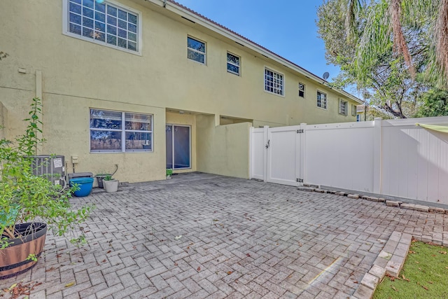 back of house featuring a patio area