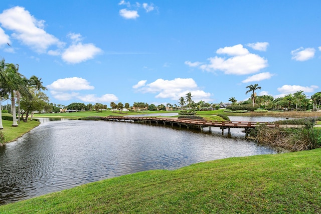 property view of water