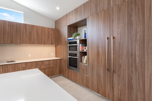 kitchen featuring double oven