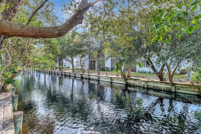 view of water feature