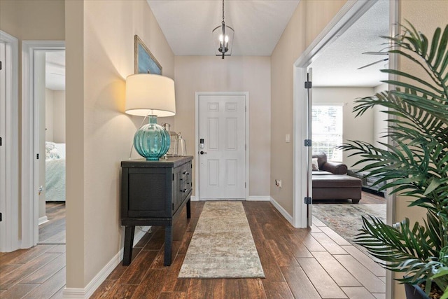 entrance foyer with a textured ceiling