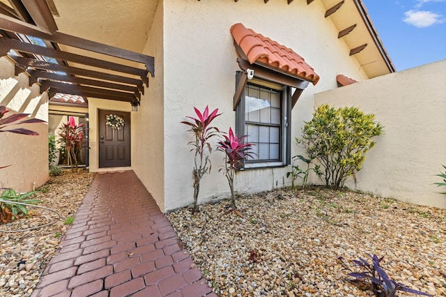 view of property entrance