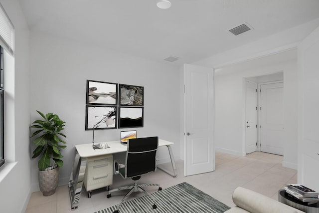 12535 SW Blue Mangrove Pkwy, Port Saint Lucie, FL 34987 - office with baseboards and light tile patterned floors