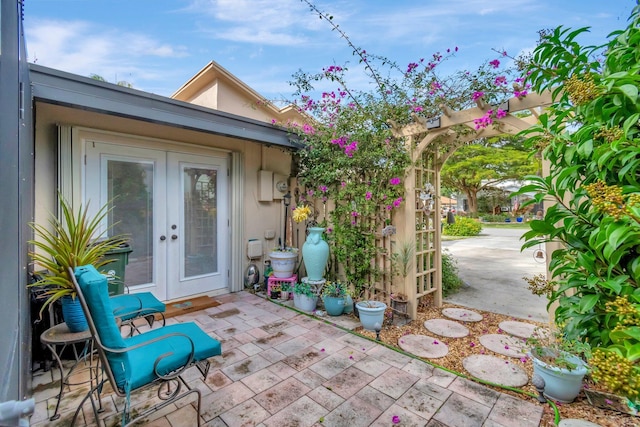 view of patio / terrace with french doors