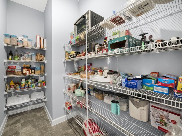 view of pantry