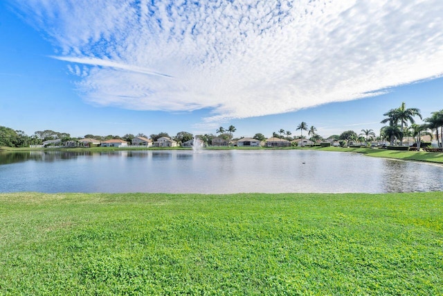 property view of water