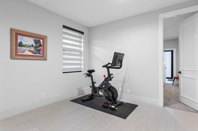 view of workout room