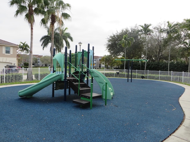 view of play area