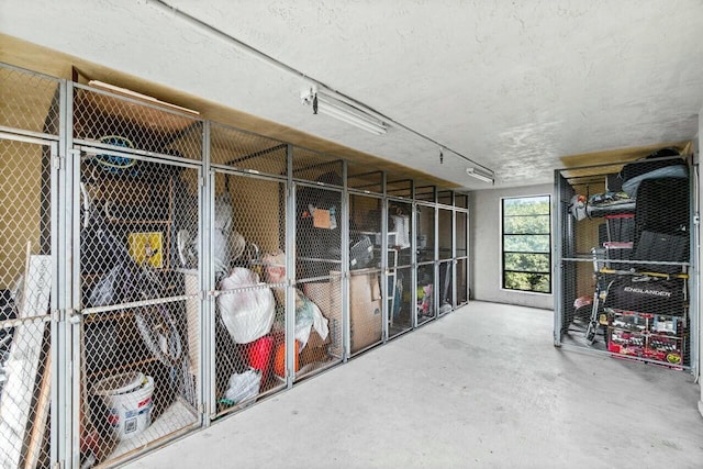 view of storage area