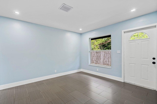 foyer featuring a wealth of natural light