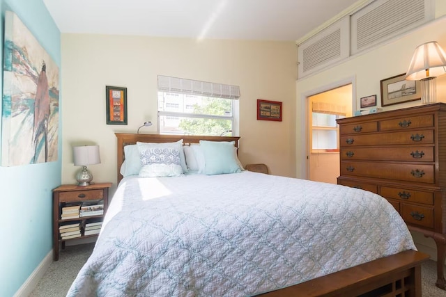 bedroom featuring carpet floors