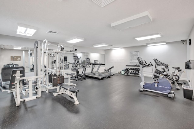 view of exercise room