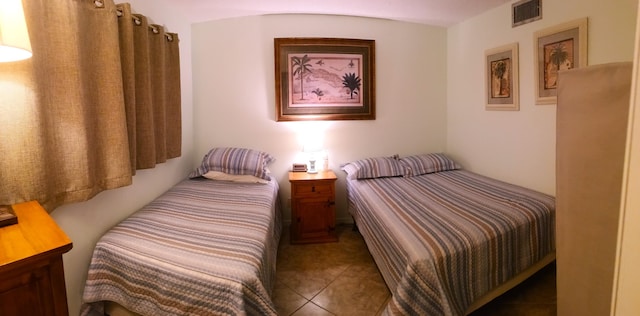 view of tiled bedroom