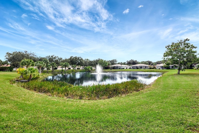 view of water feature