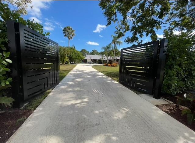 view of gate