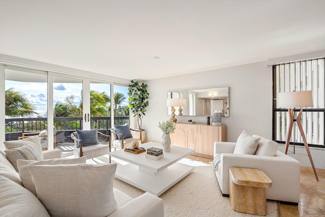 view of living room