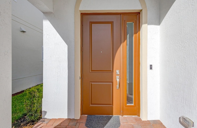 view of property entrance