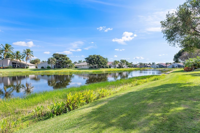 property view of water