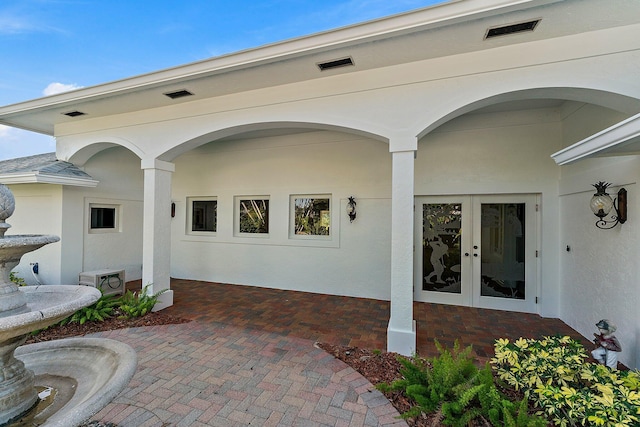 view of patio / terrace with french doors