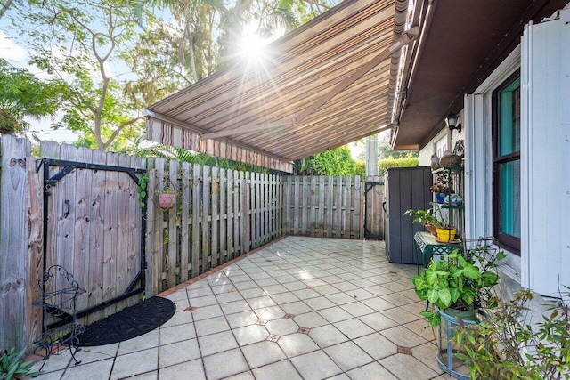 view of patio