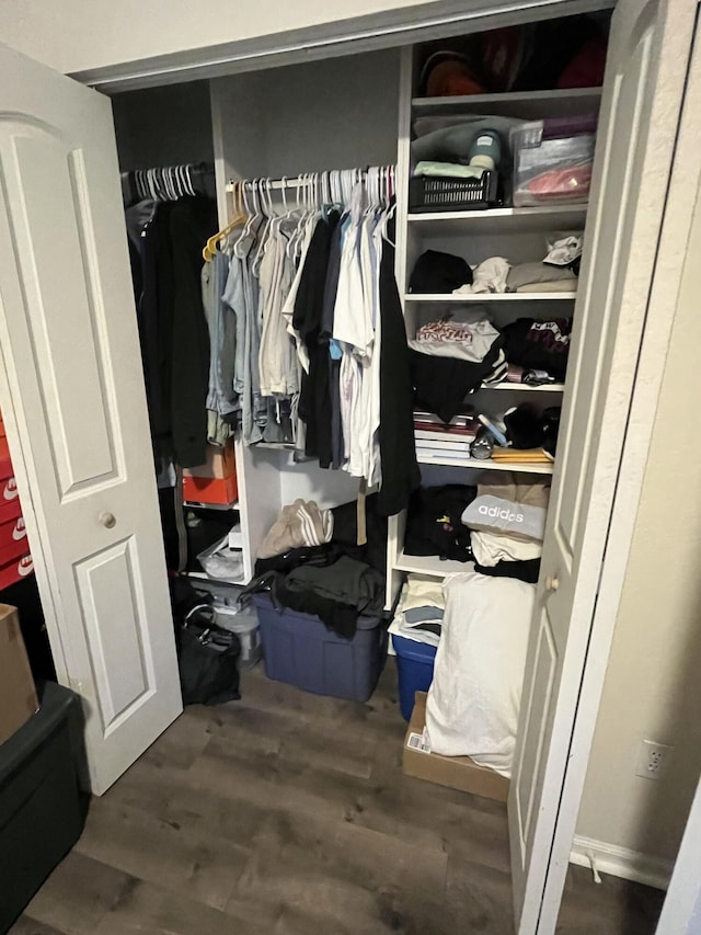 view of closet