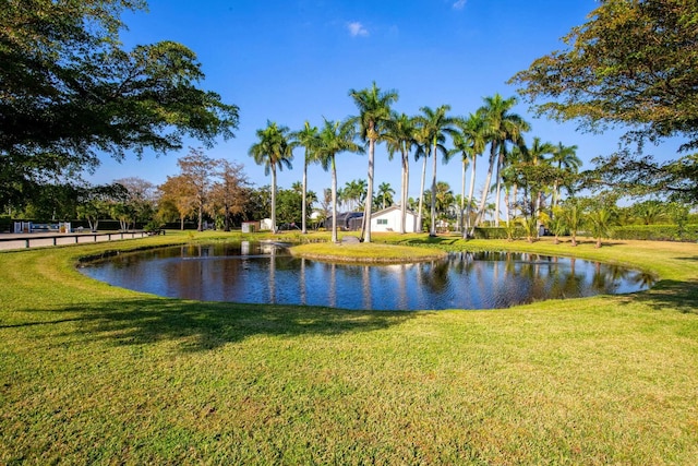 view of water feature