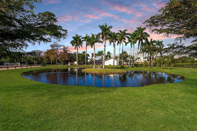 view of water feature