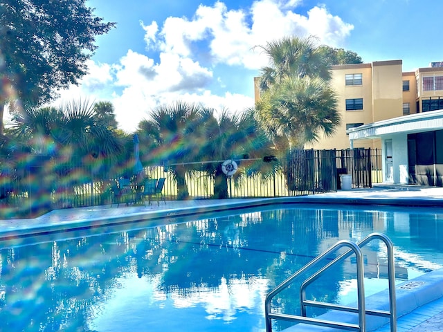 view of swimming pool