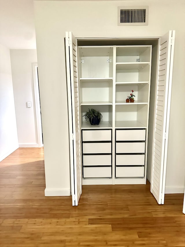 view of closet