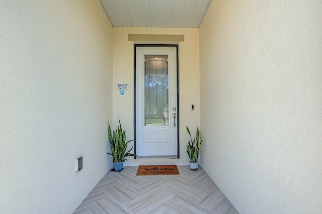 view of property entrance