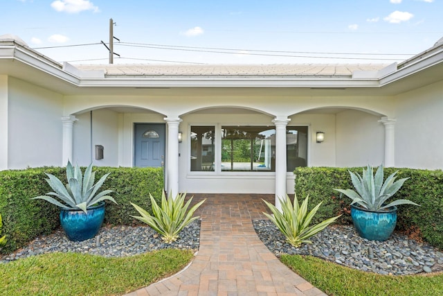 view of entrance to property