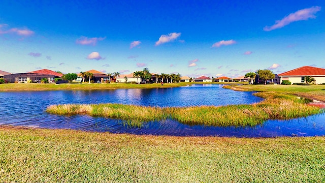 view of water feature