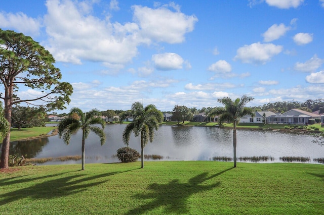 view of water feature