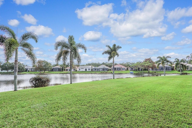 view of water feature featuring a residential view