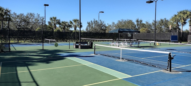 view of tennis court